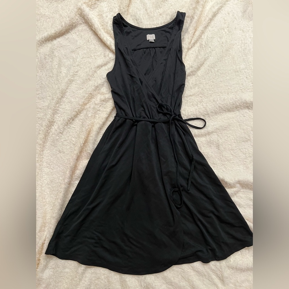 Faux wrap dress